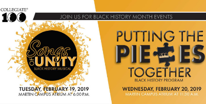 Songs of Unity & Putting the Pieces Together Black History Program