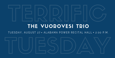 Terrific Tuesday Hosts Vuorovesi Trio