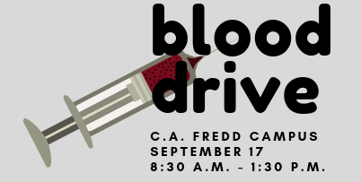 Blood Drive C.A. Fredd Campus
