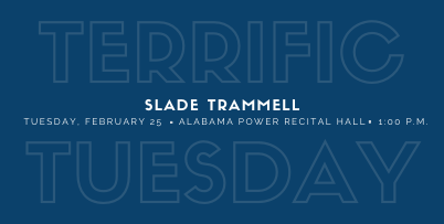 Terrific Tuesday Concert Hosts Slade Trammell