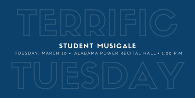 Terrific Tuesday Concert Presents Student Musicale