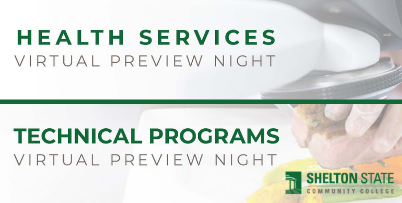 Health Services & Technical Programs Virtual Preview Night