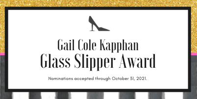 Applications being accepted for Gail Cole Kapphan Glass Slipper Award