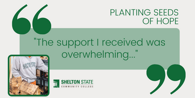 Quote from GED graduate, "The support I received was overwhelming..."