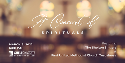 Concert of Spirituals on March 6