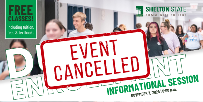 Dual Enrollment Event Cancelled